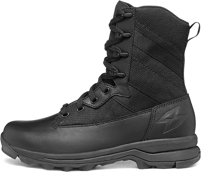 GARMONT TACTICAL T8 Athena LE Law Enforcement EMS Tactical Boots for Women, Full-Grain Leather, Increased Arch Support, Black, Wide, Size 9