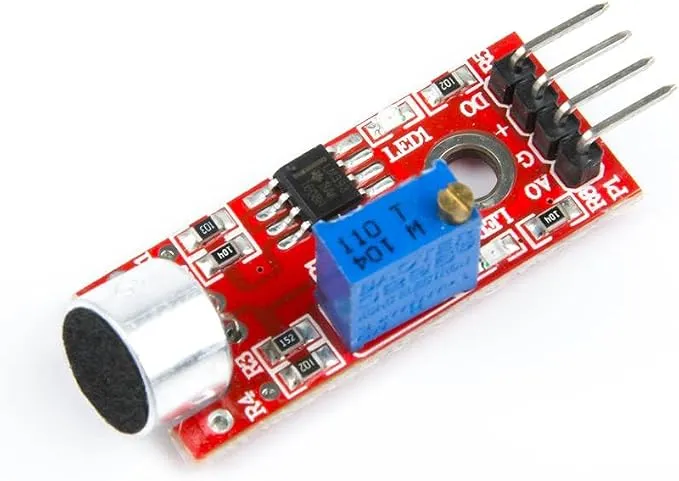 SHILLEHTEK KY-037 Sound Sensor Module with Analog for Raspberry Pi, Arduino, ESP32, and DIY Projects | High Sensitivity Sound Microphone Sensor Detection Module